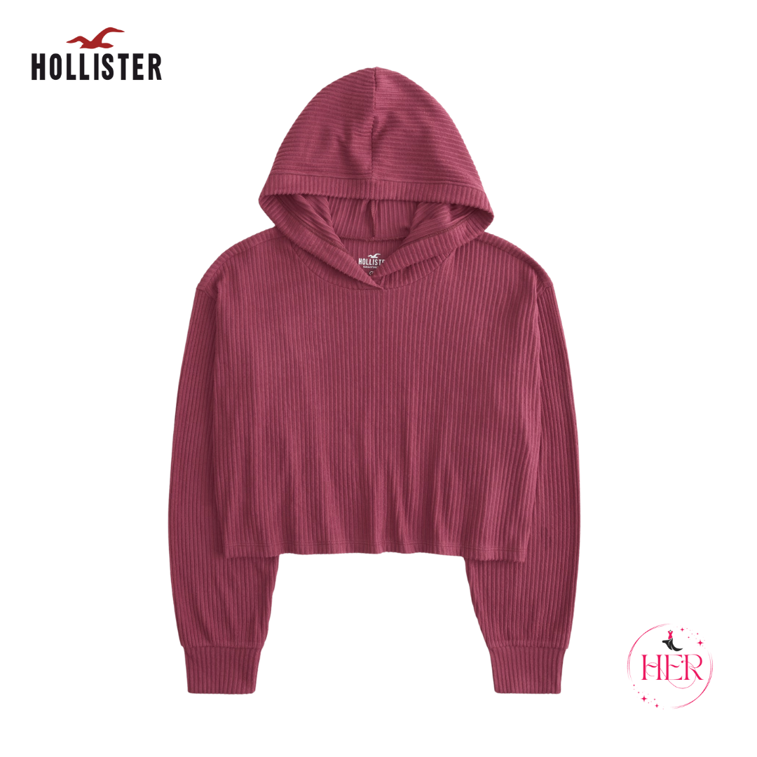 Hollister Easy Cozy Ribbed Hoddie