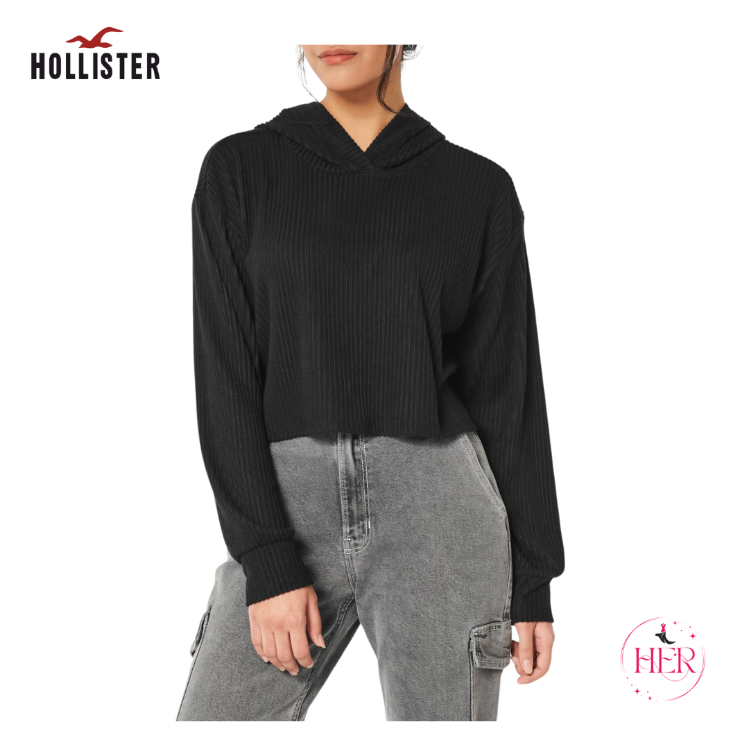 Hollister Easy Cozy Ribbed Hoddie