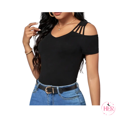 Cold Shoulder Tee