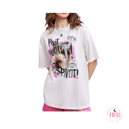 Oversize Drop Shoulder Graphic Tee