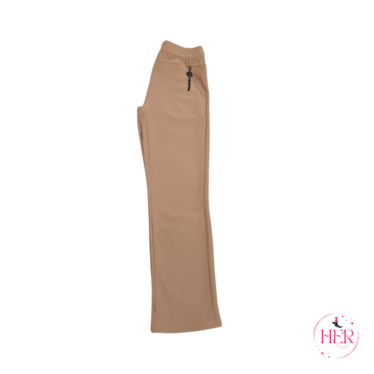 Lydaa Khaki Dress Pants