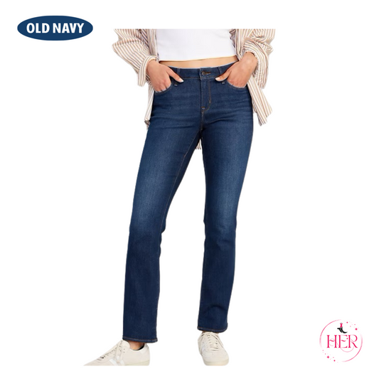 Old Navy Mid-Rise Kicker Boot-Cut Jeans