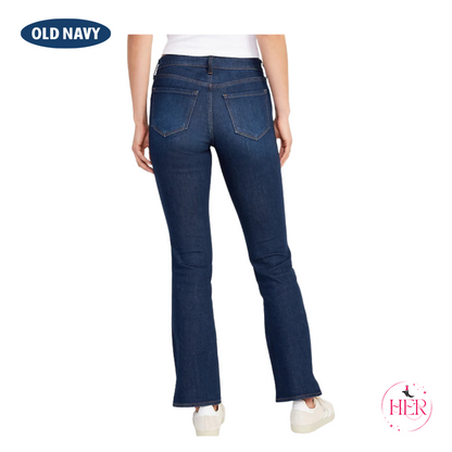 Old Navy Mid-Rise Kicker Boot-Cut Jeans