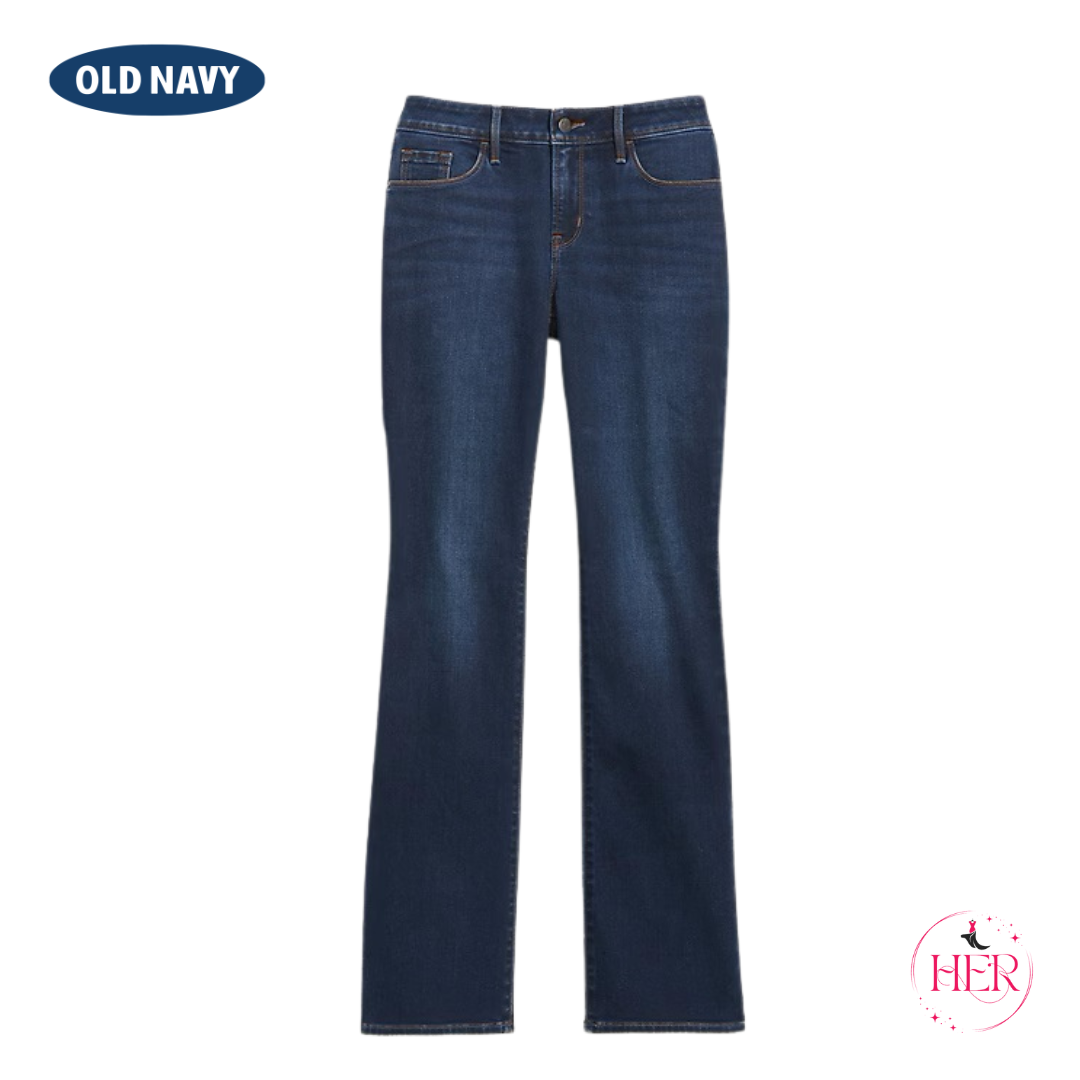 Old Navy Mid-Rise Kicker Boot-Cut Jeans