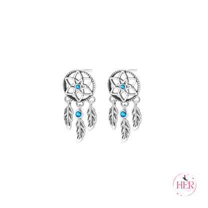 Mini Dream Catcher Earring